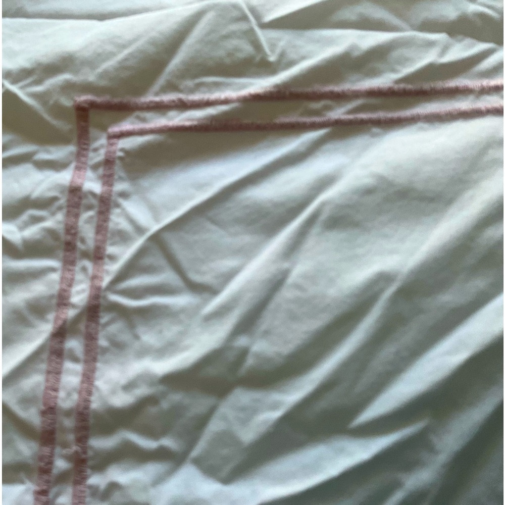 Queen duvet cover  from restoration hardware. Best quality. Ironing required